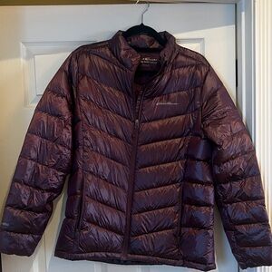 Eddie Bauer Deep Purple Quilted Jacket